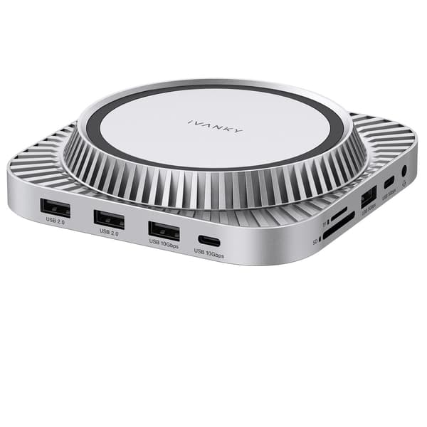 iVANKY 13-i-1 Dockingstation til Mac mini M4 & M4 Pro (2024), 4K@144Hz HDMI, 10Gbps USB