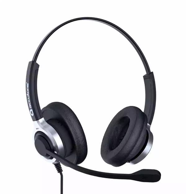 Accutone binauralt kablet headset