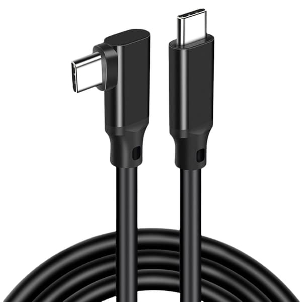 NÖRDIC 1m USB 2.0 USB-C-C-kaapeli iPhone 15/15 Pro/15 Plus/15 Pro Max 3A 480Mbps 60W Black