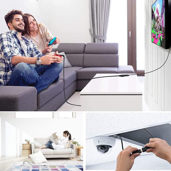 NÖRDIC Active 5M USB3.0 Forlængerkabel 5GBPSextension USB A Mand til Kvinde til Xbox, PS5, Oculus, Printer, Scanner, PlayStation, VR Black