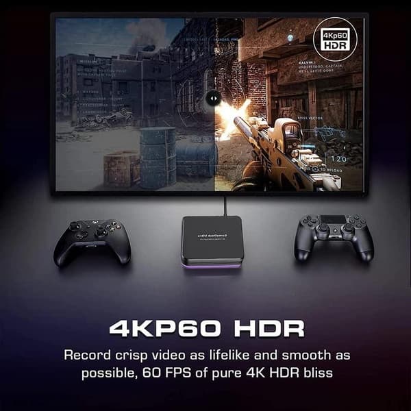 Ezcap GameDock Ultra 4K60fps HDR HDMI video capture-kort Black