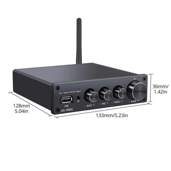 NÖRDIC Bluetooth Hifi Class-D förstärkare och digital till analog omvandlare DAC