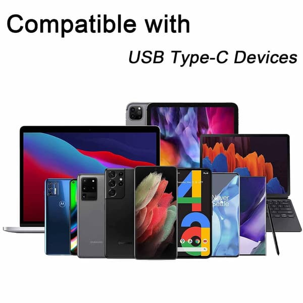 NÖRDIC 0,5m USB 2.0 USB-C til C-kabel til iPhone 15/15 Pro/15 Plus/15 Pro Max 3A 480Mbps 60W sort Black