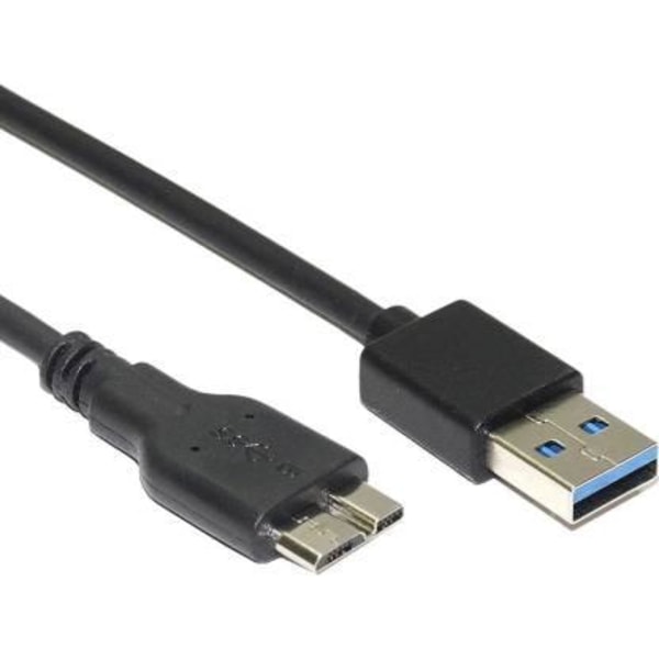 NÖRDIC USB 3.1 kabel USB A til USB Micro B 3m sort Black