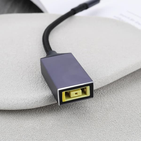 NÖRDIC Lenovo Square Yellow - USB-C-adapteri 17cm 100W
