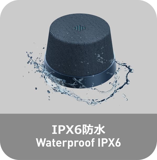 NÖRDIC Bluetooth 5.3 kaiutin magneetilla 3W IPX6 musta