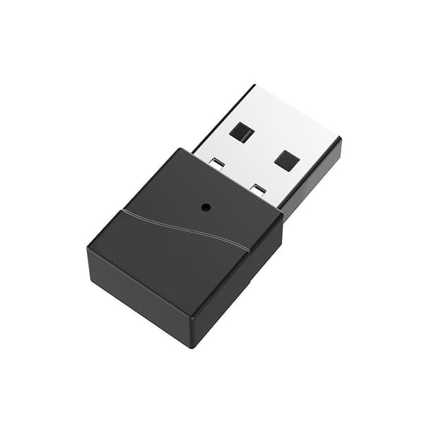 NÖRDIC USB-A Bluetooth 5.2 -sovitin, jossa Qualcomm-siru ja aptX LL aptX Adaptive Black