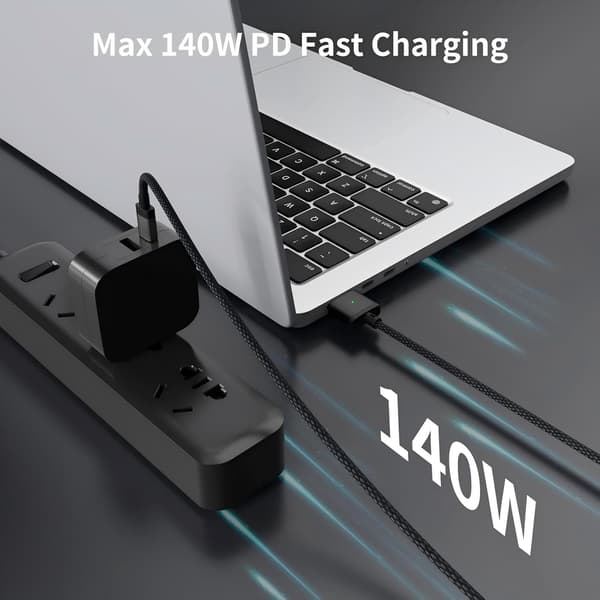 NÖRDIC USB-C til Mag Safe 3 opladerkabel 1,8m