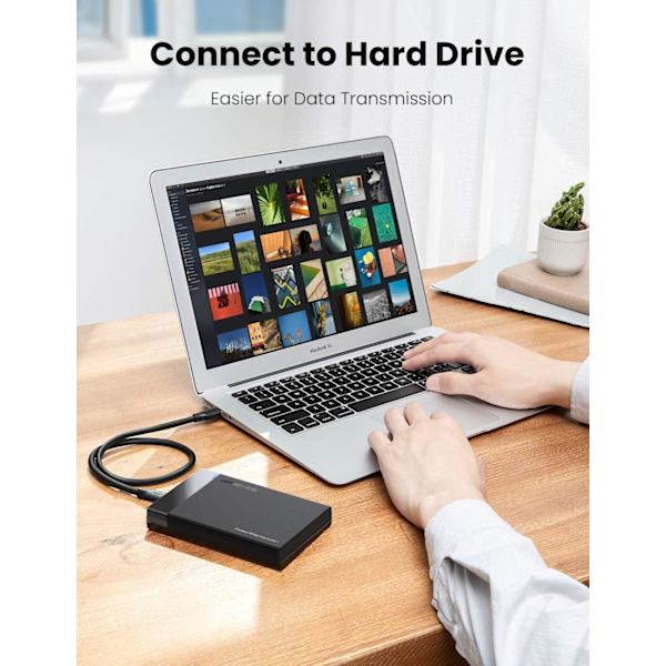 UGREEN USB3.1 kabel typ A hane till typ A hane 5Gbps 1m USB3.0