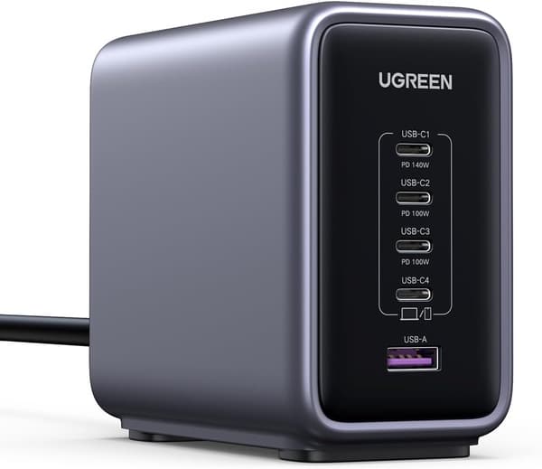 UGREEN Nexode 5-ports PD 3.1 300 W GaN-oplader