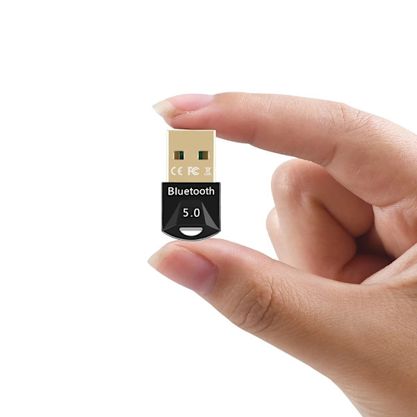NÖRDIC USB Bluetooth 5.0 dongle Bluetooth USB-sovitin Black
