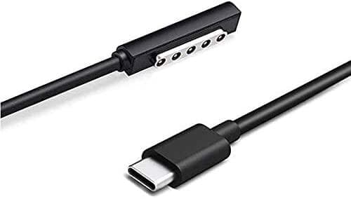 NÖRDIC 1,5m USB-opladerkabel 12V3A til Surface Pro 1/2 Black