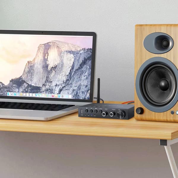 Digital til lyd lydkonverter 192Khz DAC med Bluetooth og USB Black