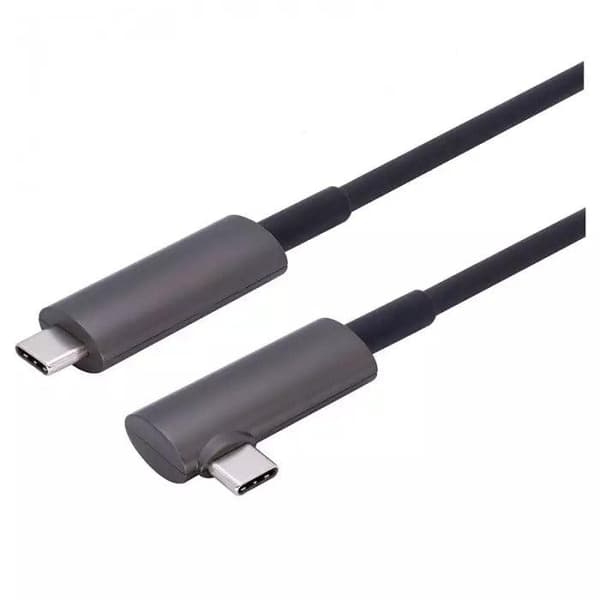 NÖRDIC aktiv AOC Fiber 7,5 m USB-C til USB-C VR Link-kabel til Oculus Quest 2 USB3.2 Gen2 10 Gbps Super Speed ​​​​VR Link-kabel Black