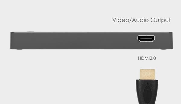 NÖRDIC KVM-kytkin 2-1 USB-C & HDMI 4K60Hz 2xUSB-A Black