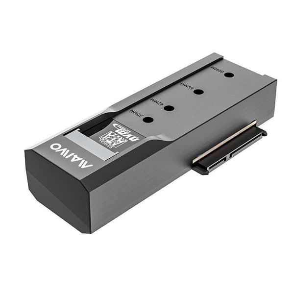 Maiwo K10635P2 USB-C adapter til NVMe/SATA M.2 SSD og 2.5"/3.5" SATA HDD USB-C 3.2 10Gbps
