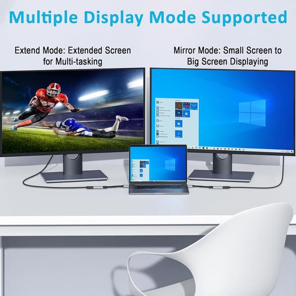 NÖRDIC USB3.0 til HDMI-konverter 1080P 60Hz