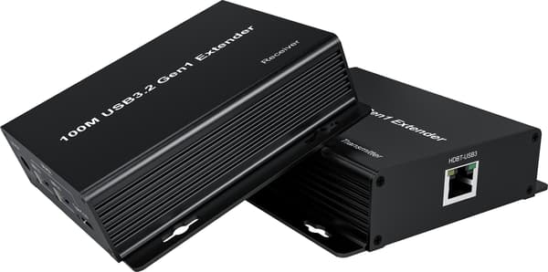 NÖRDIC USB 3.2 Forlænger 5Gbps 2xUSB-A + 2xUSB-C op til 100m
