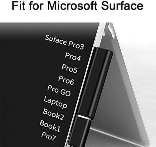 NÖRDIC USB-C laddningsadapter för Microsoft Surface 15V3A 45W Svart