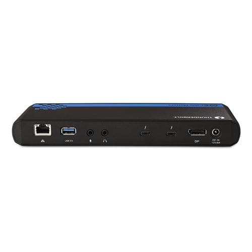 Cable Matters Intel-certificeret Thunderbolt 3 Dock 1 til 9 med 1x DisplayPort, 2x TB3, 1xUSB-C 3.1, 1x GigaLAN, 2xUSB 3.0, 2xAudio Black