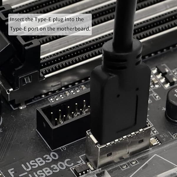 NÖRDIC Type E - USB-C litteä kaapeli 50 cm