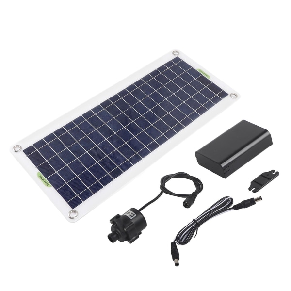 Solar vattenpump kit 30w polysilikon solpanel fontän pump kit för soldriven fontän damm Hydroponics trädgårdar null none