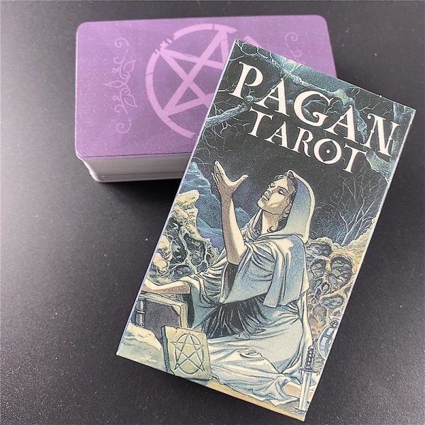 Tarotkort 78 st Tarot Of Pagan All English Tarot Brädspel Tarot D 52PCS TS12 none