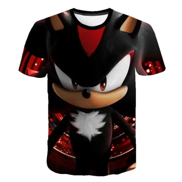 2023 Nya barn tecknade söta kläder Sommar Barn Pojkar T-shirt Printed kortärmad Baby Girls T-shirt Sonic kortärmad 5 100