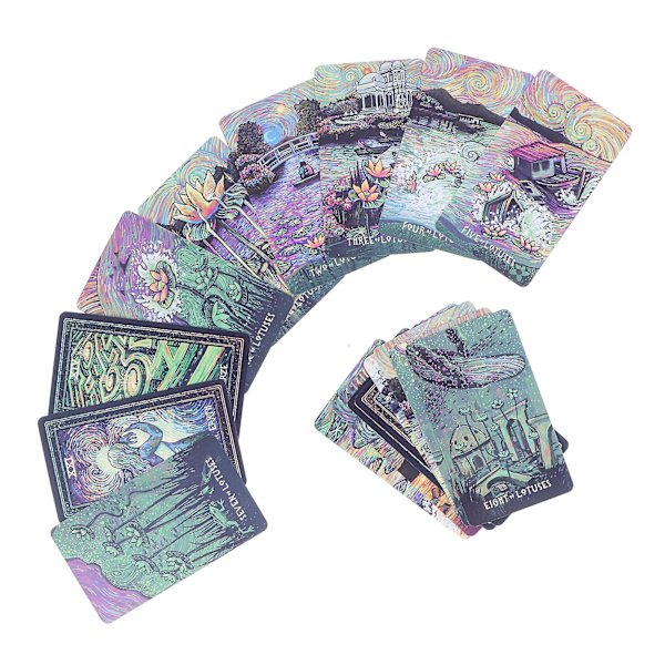 Cosma Visions Oracle Tarot-kort - 78 kortlekar för engelsk spådom och framtidssägande null none