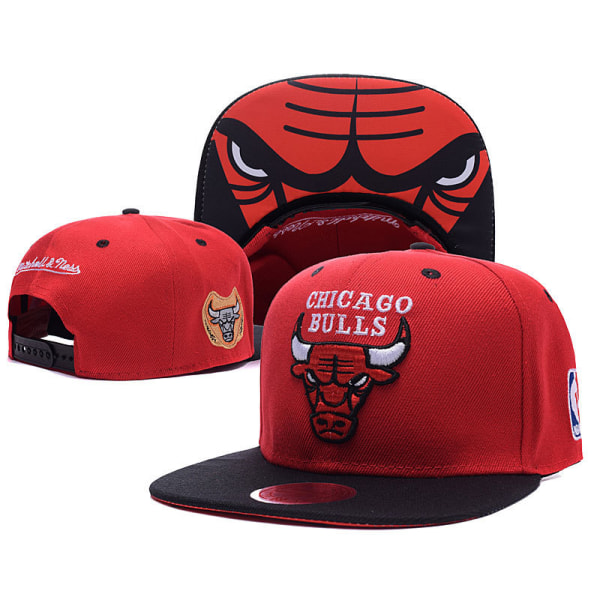 Nba Hat Chicago Bulls Broderad Keps Basketkeps - Stil 2