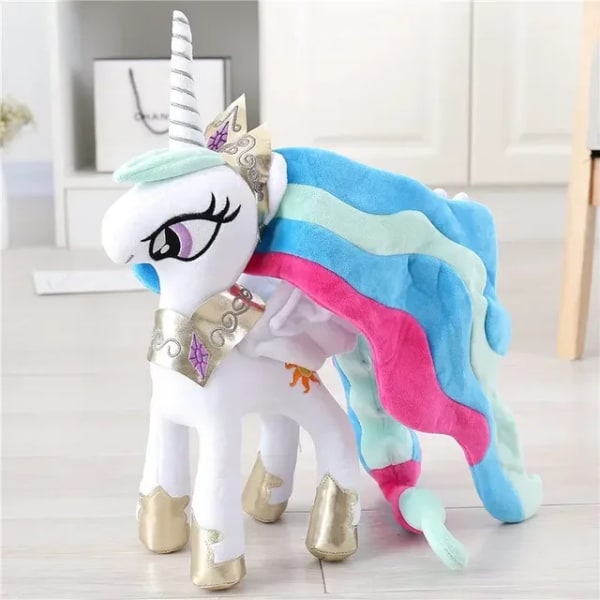 33 cm Äkta My Little Pony Plyschleksak Universum Princess Moon Princess Mardrömsmånad Crane Machine Tecknad Inredningsleksaker 38cm Style 8