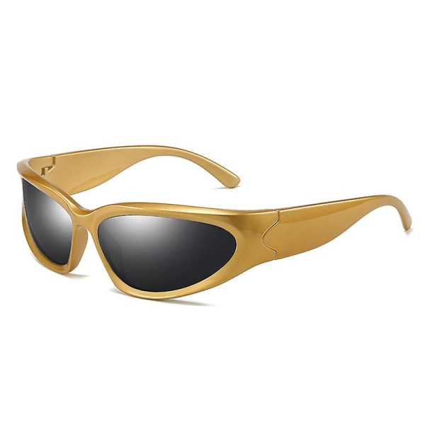 Dropshipping Uv400 Y2k Style Solglasögon Unisex varumärkesdesign Spegel Lyx Färgglada Vintage Mode Solglasögon med 400 böjar C18 as picture