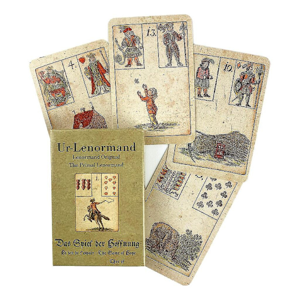 Scrying ink lenormand kortlek orakelkort familjefestspel spådomsspel tarotlek Mts04