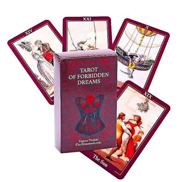 Ny Tarot Tarot Of Compatible Withbidden Dreams Tarot Card Tarot Deck Oracle Card Tarot Card Card Game Tarot Deck Brädspel Kompatibel Wit 78PCS T404 none