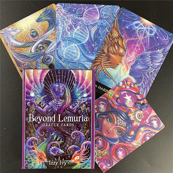 Beyond lemuria oracle tarot kortlek spel familjefest spela underhållning i fabrikspris 58pcs tt22 none