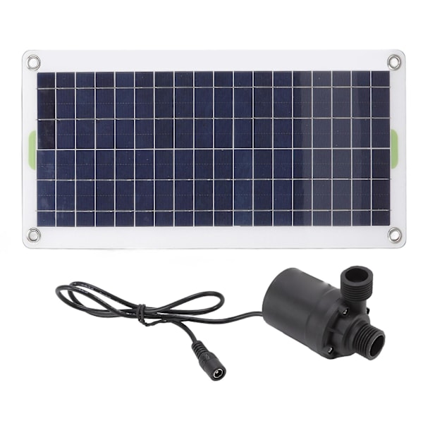 Solar vattenpump kit 30w polysilikon solpanel fontän pump kit för soldriven fontän damm Hydroponics trädgårdar null none