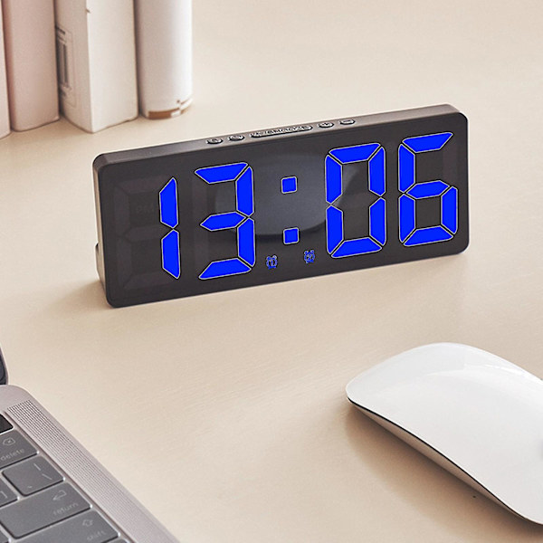 Digital väckarklocka med stor LED-display null none