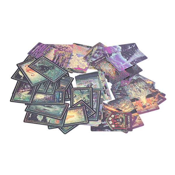 Cosma Visions Oracle Tarot-kort - 78 kortlekar för engelsk spådom och framtidssägande null none