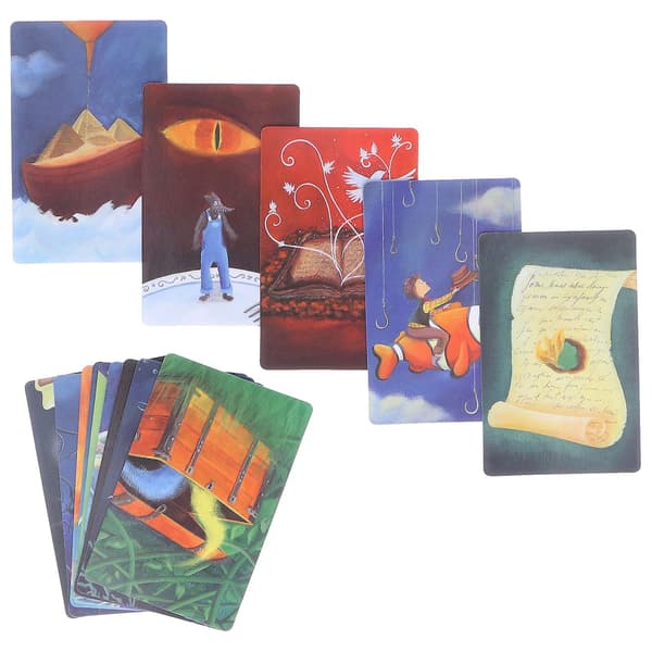 Tarotkort - bestruket papper, skrivbordsinteraktion, spådomsspelkort brädspel null none