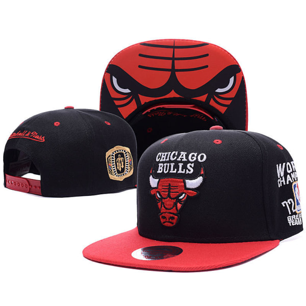 Nba Hat Chicago Bulls Broderad Keps Basketkeps - Stil 19