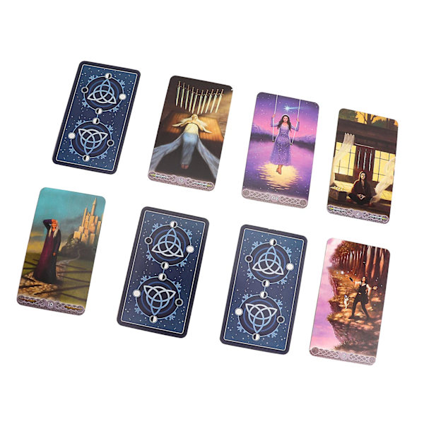 Divination Tarot Card Game - Interaktivt familjebrädspel med spelkort för koppartryckpapper null none