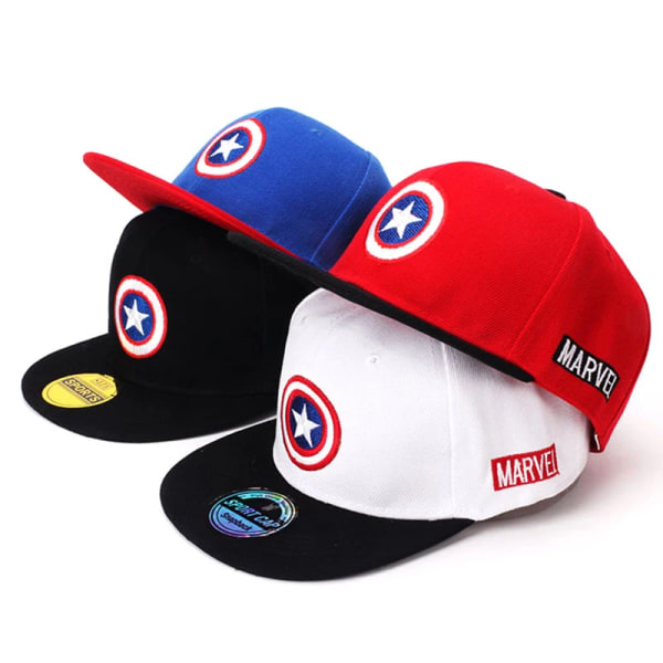 2023 Disney Spiderman Cartoon Baby Hat Barn Baseball Cap Pojke Flicka Marvel Kepsar Snapback Hip Hop Barn Cap för toddler Justerbar 2-8Y black MARVEL