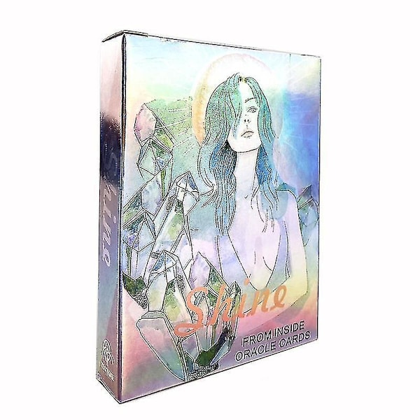Shine From Inside Oracle Card For Fate Divination English Tarot Card Deck Brädspel för vuxna med Pdf-vägledning Spelkort78st Tt116 null none