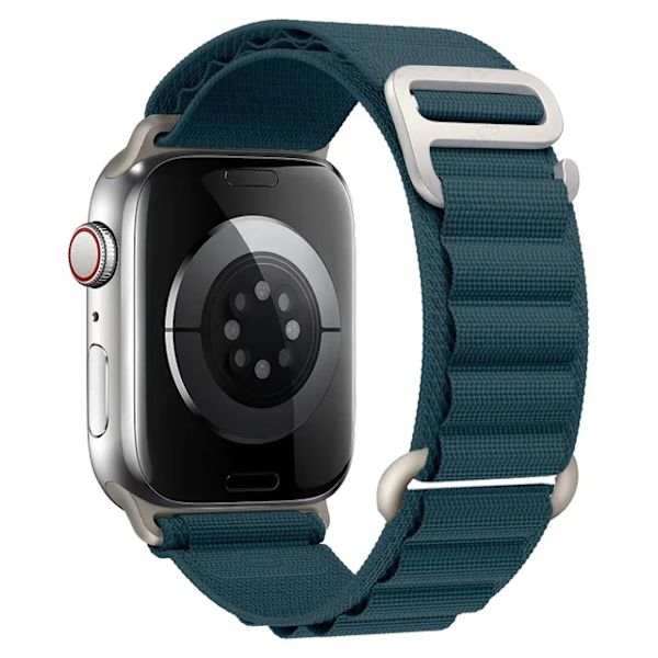 Lämplig för äpplen Alpine loop band för Apple Watch Armband 49mm 44mm 40mm 45mm 41mm 42mm 38mm 40 44 45 mm armband iWatch Ultra series 7 6 5 rock green 42mm 44mm 45mm 49mm