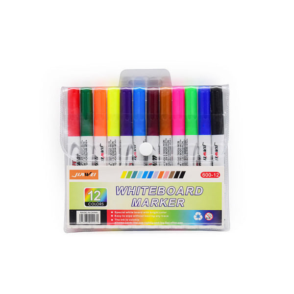 12-färgsset (tjock pennspets är bättre att flyta) Flytande penna