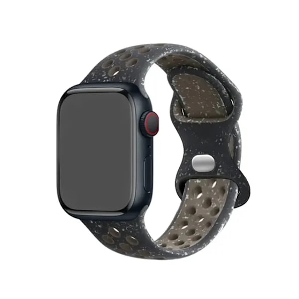 Lämplig för äpplen Rem För Apple Watch Band 49mm 44mm 45mm 42mm 41mm 38mm 40mm correa Silikon sportarmband iwatch 8 SE 7 6 5 Ultra 49 Midnight Sky 38 40 41mm