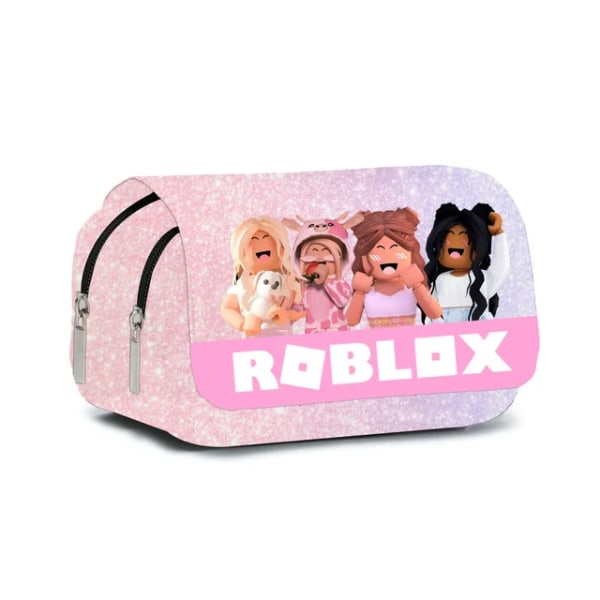 ROBLOX Virtual World Primary Secondary School Skolväska Ryggsäck Mochila Ryggsäck kawaii Cartoon Presents Skolväska Mochila Pen case-04