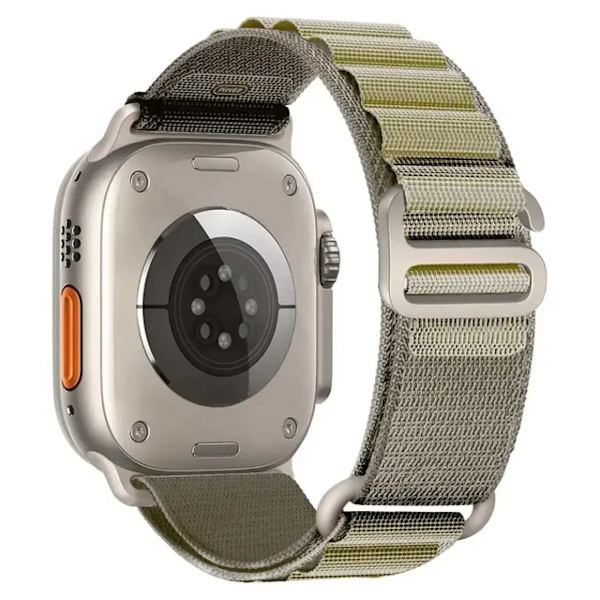 Lämplig för äpplen Alpine loop band för Apple Watch Armband 49mm 44mm 40mm 45mm 41mm 42mm 38mm 40 44 45 mm armband iWatch Ultra series 7 6 5 Olive 38mm 40mm 41mm