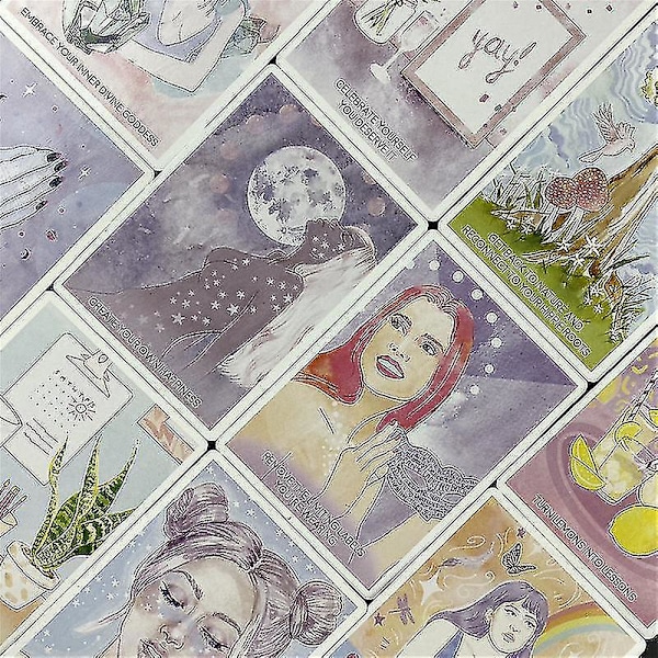 Shine From Inside Oracle Card For Fate Divination English Tarot Card Deck Brädspel för vuxna med Pdf-vägledning Spelkort78st Tt116 null none