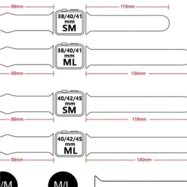 Lämplig för äpplen Silikon sportband för Apple Watch -rem49mm 44mm 45mm 40mm 41mm 42mm 38mm armband iwatch series9 8 7 6 5 4 3SE Ultra Biabire P 38mm-40mm-41mm S-M